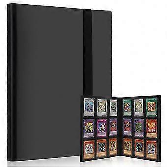 Trading Cards Album 360 Pockets with Elastic Strap, 20 Pages 9 Pocket Card Binder for Game Card Storage