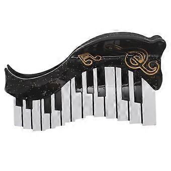 Grappige pianohaarclip: haarklem in de vorm van een muzieknoot - stylingaccessoires met azijnzuur - unieke haarklemmen in de vorm van een muziekinstrument - decoratieve haarspeldklemmen