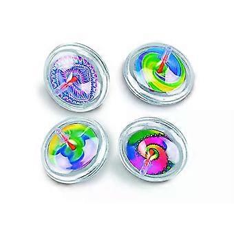 - Plastic Swirl Spin Top - Toys - Value Toys - Tops - 12 Pieces