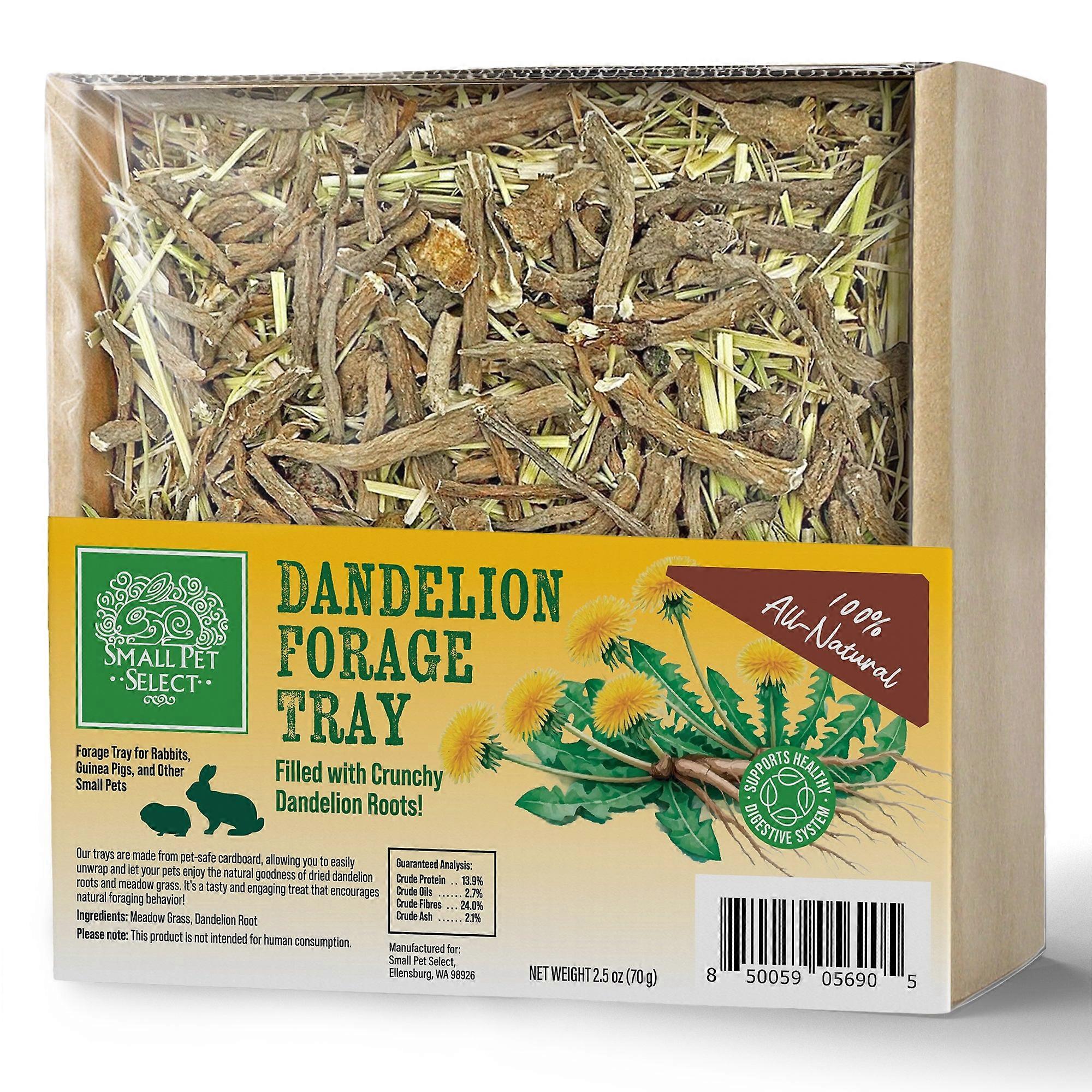 Dandelion root forage tray
