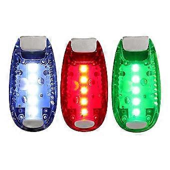 3pcs Led Safety Lights Reflective Running Night Clip On Strobe Light For Walking Jogging Sports Outdoor Emergency Accessories