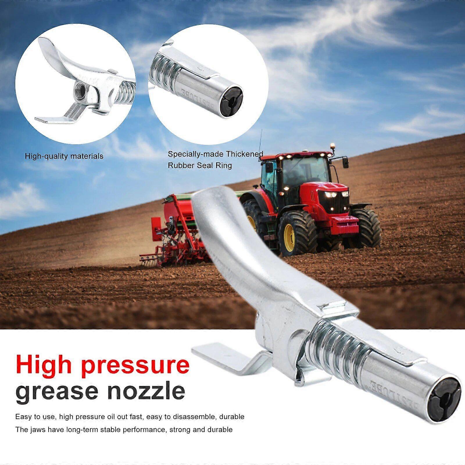 Grease Coupler Cap Quick Release High Pressure Locking Pliers Grease Nozzle With Self Locking For Greasing