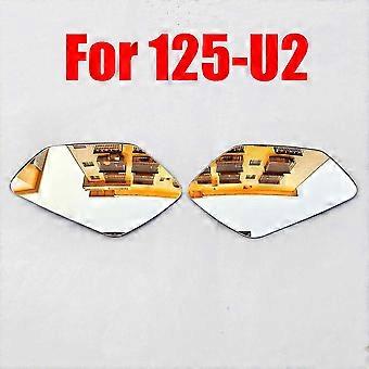 Para Zontes 125 U U1 U1 U2 Z2 125 U125 125u Zt125 U Acessórios Convex Espelho Aumentam Retrovisores Retrovisores Retrovisores Visão retrovisor lateral