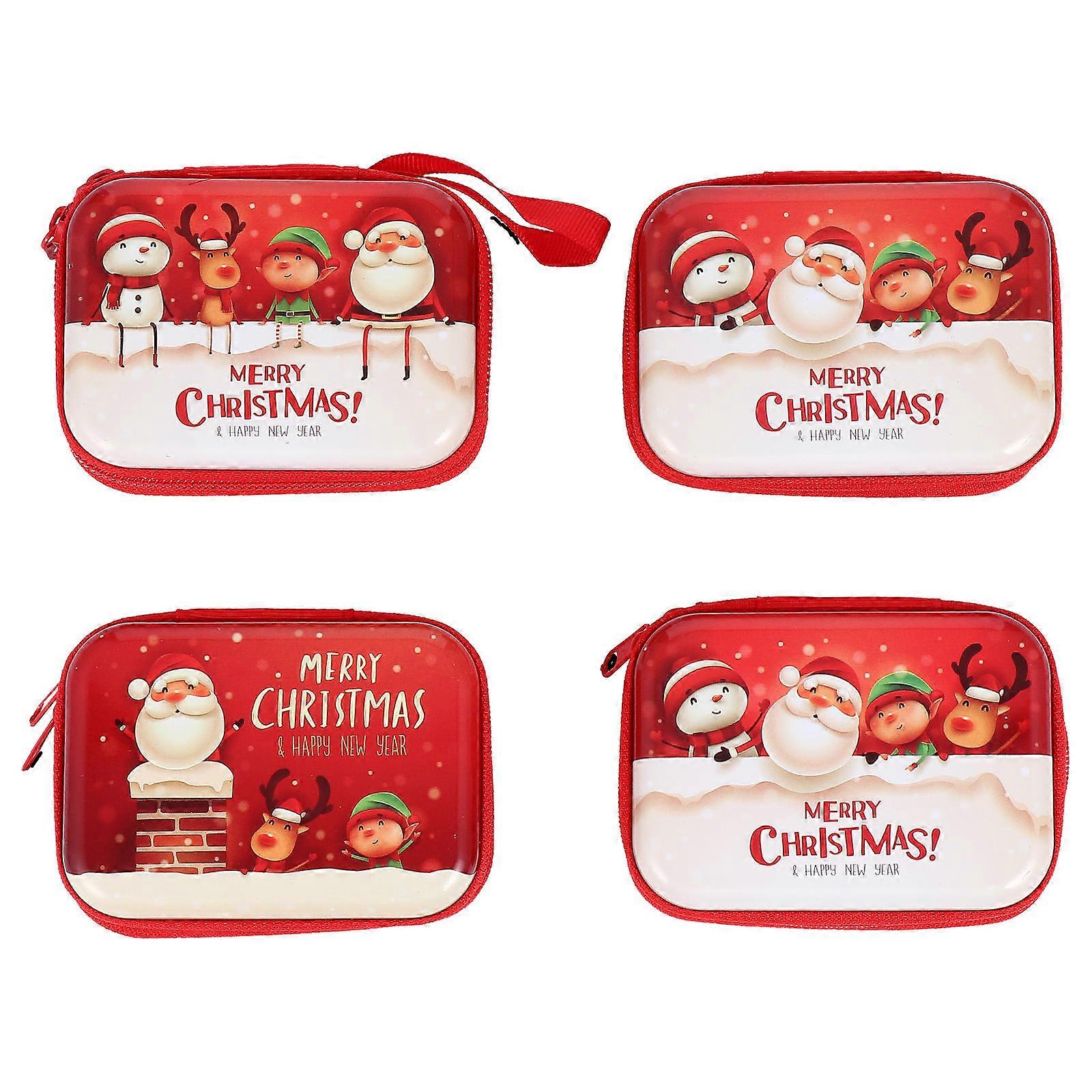Christmas Purse Rectangular Storage Bag for Storing 12Pcs Assorted
