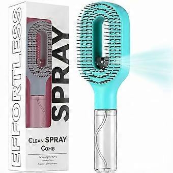 2 in 1 Spray Comb Hairbrush Mister, Detangling Hair Brush with Water Spray for Quick Refresh Styling, Portable for Women
