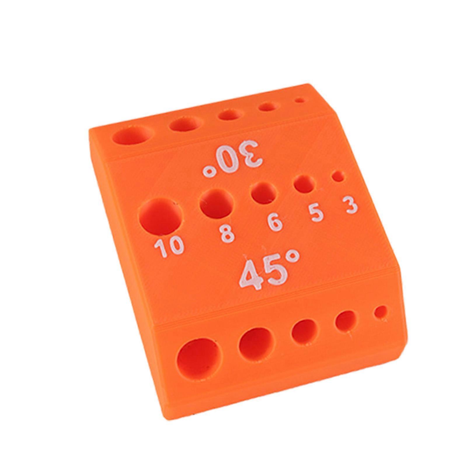 Stable Plastic Angles Jigs Accuracy Hole Alignment Tool For Professional Beveled Joints And Deck Building Applications  Orange