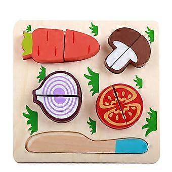 Conjunto de tábua de corte, corte de frutas brinquedos educativos para crianças (maçãs)