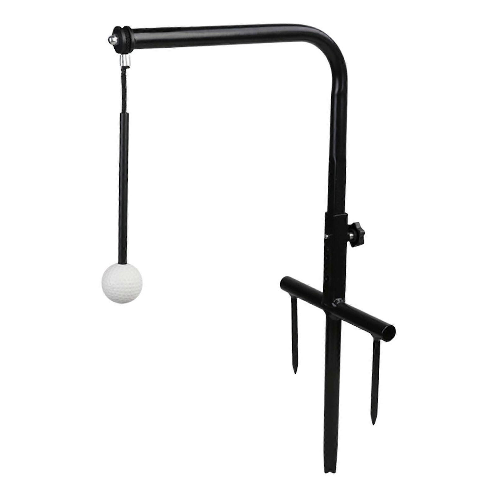 Premium Metal Golf Swing Improvement Device Providing 3 Height configuration For Perfecting Your Swing Technique  Black