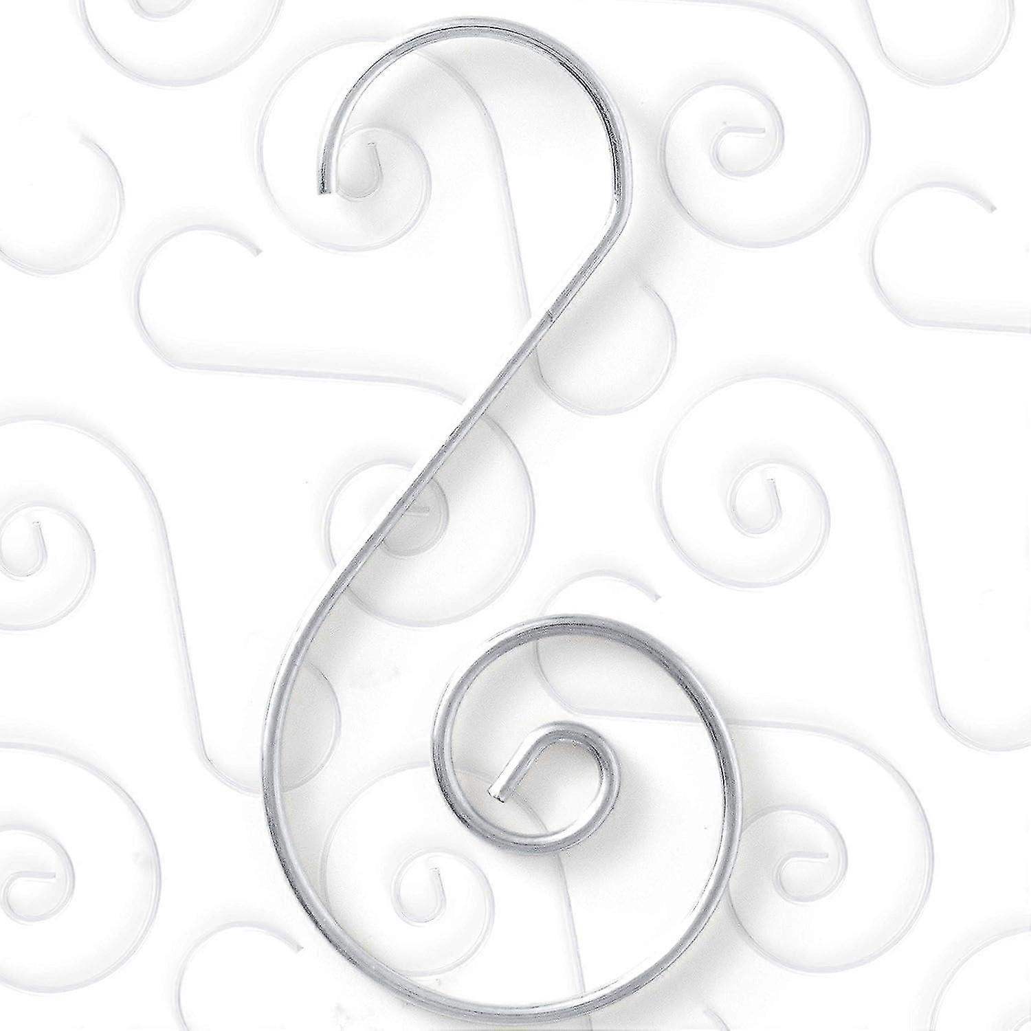 120 Pack Tree Ornament Hooks (silver)