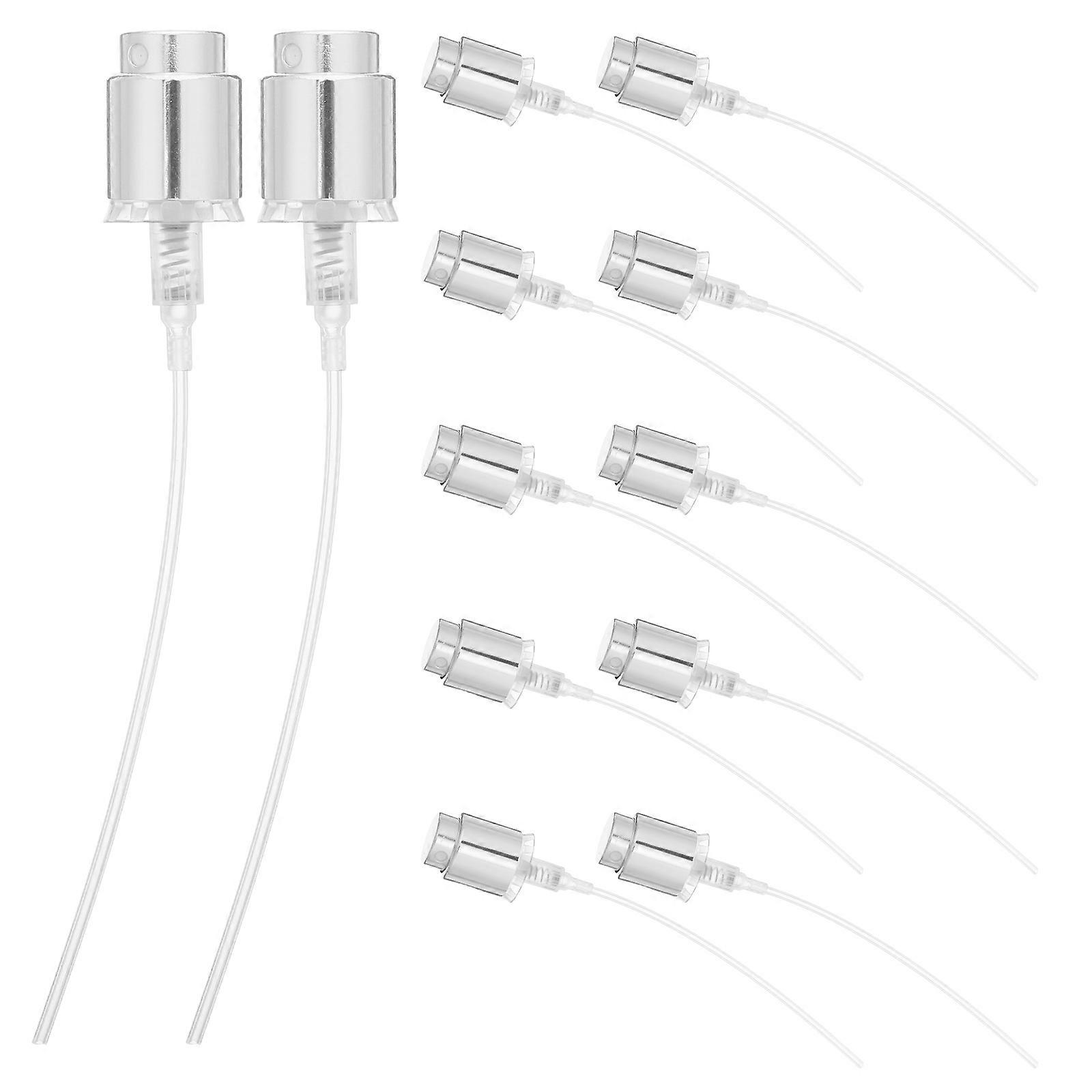 Perfume Bottle Spray Nozzle Silver Replacement 45Pcs Sprayer Set