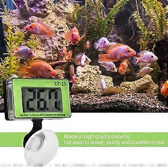 Termômetro do aquário Fish Tank Ferramenta de medição de temperatura LCD Termômetro Digital Display Digital Termômetro do aquário com ventosa