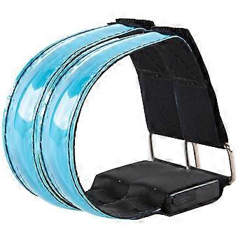 2Pcs Reflective Armbands Night Running Arm Bands Glowing Wristbands Outdoor Supply