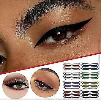5 Pairs Reusable Eyeliner Stickers Double Eyelid Patch Glitter Eye Makeup Sticker