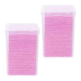 Cotton Glue Bottle Cleaning Pad for Nail Polish Remover 400Pcs Wipes