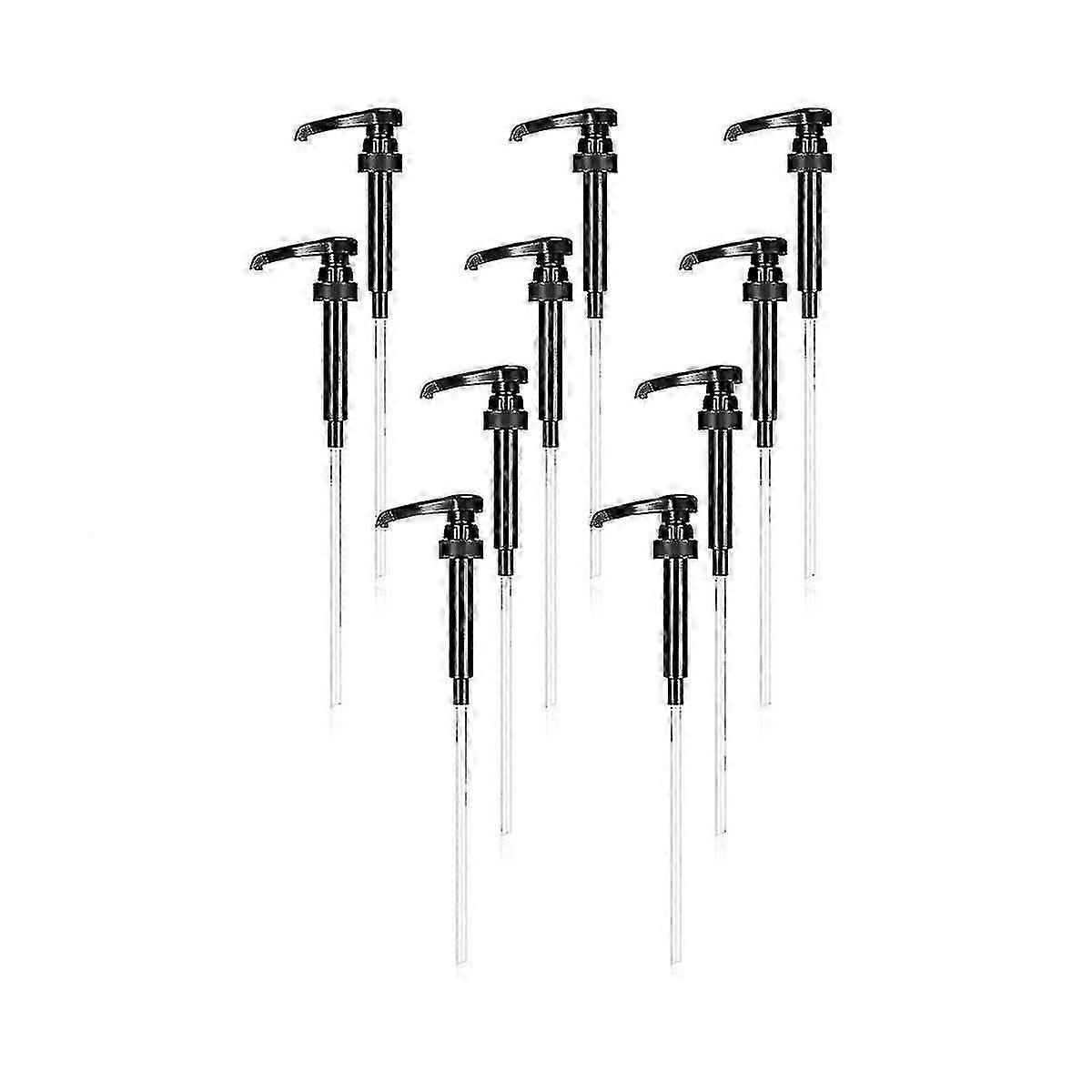 Syrup pump heads, 10 pieces, 19.5cm with cuttable design