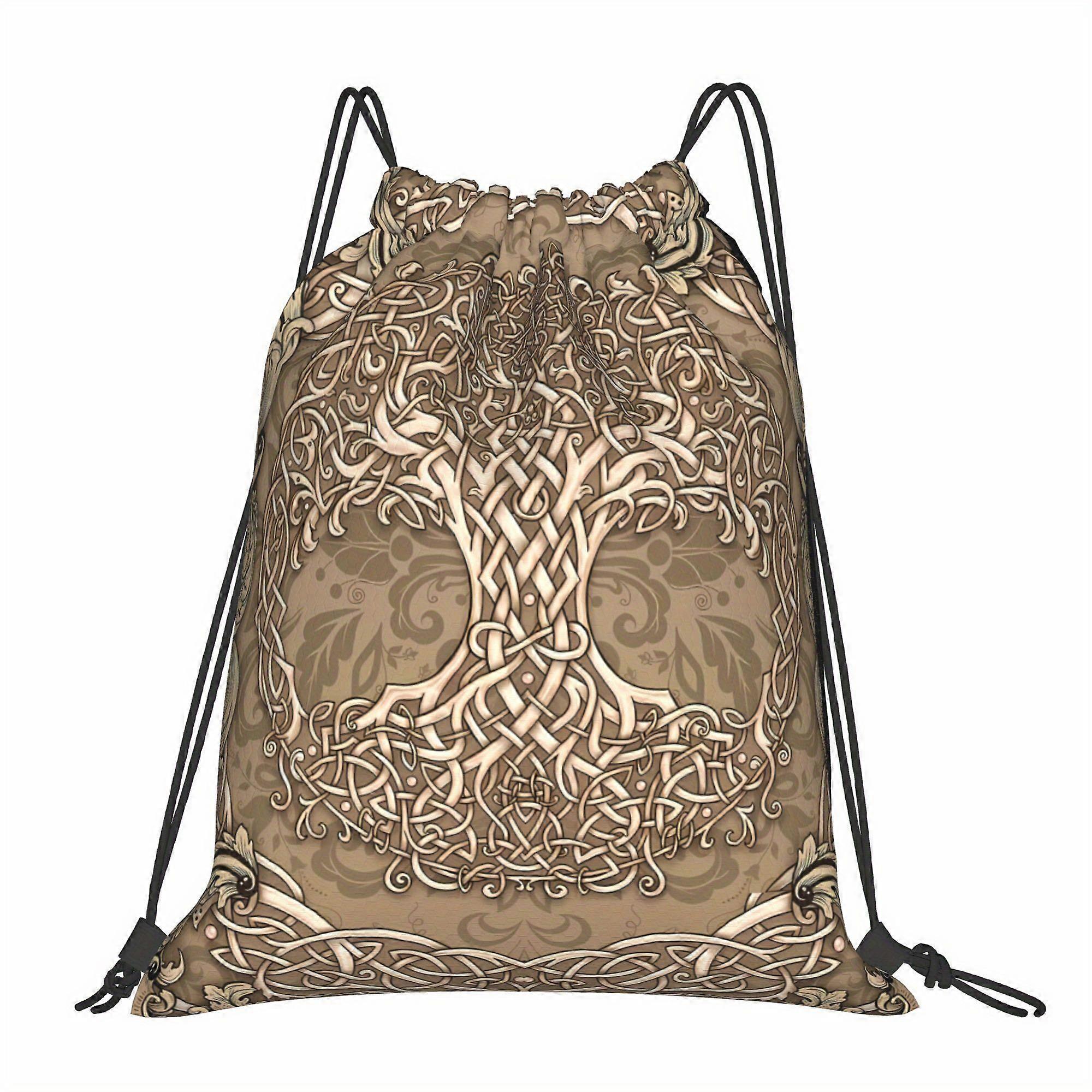 Bolsa plana 2D con cordón, bolsa de moda - Cqazw
