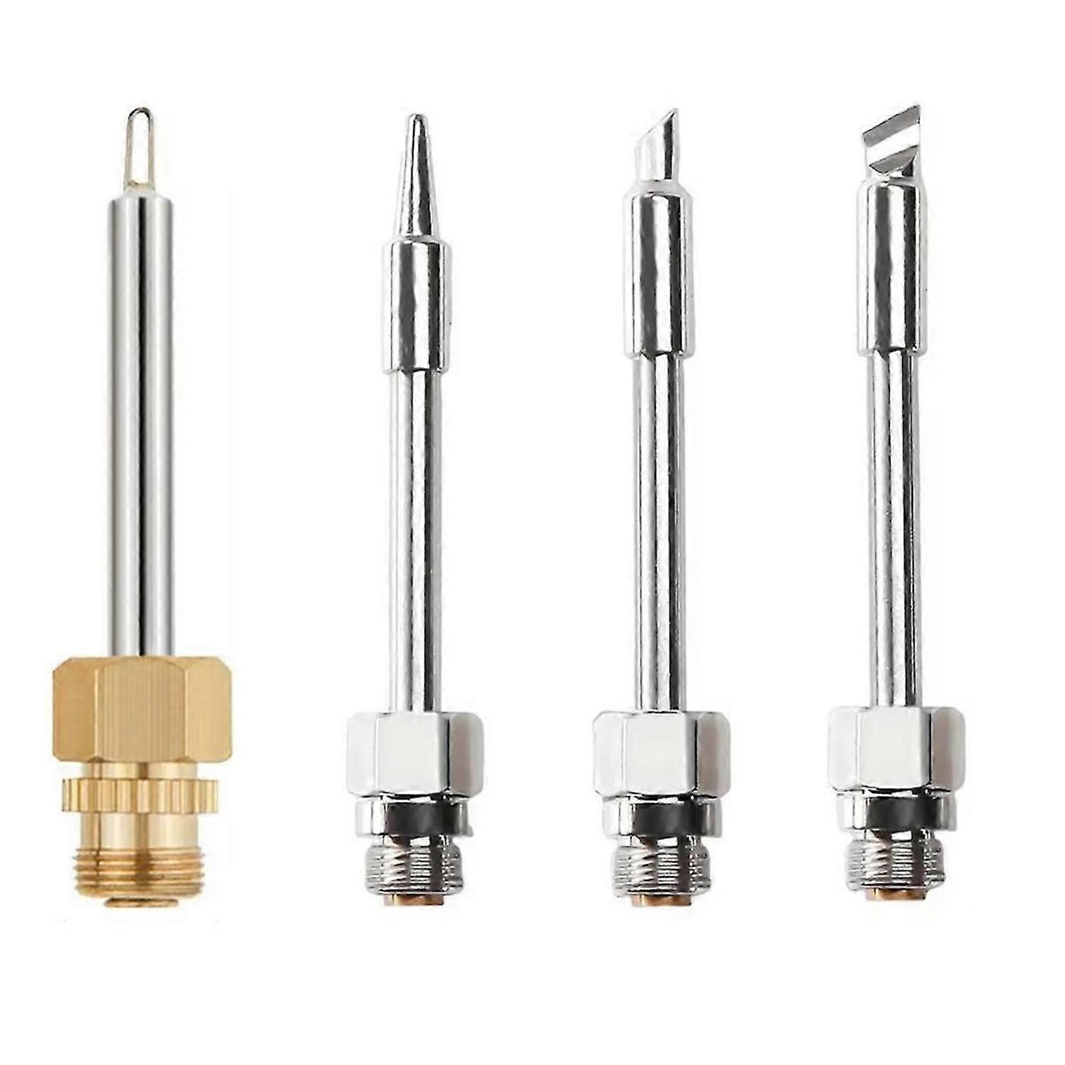 4pcs 510 Interface Soldering Tips and Burnt Threads for USB Rechargeable Temperature Adjustment Sold