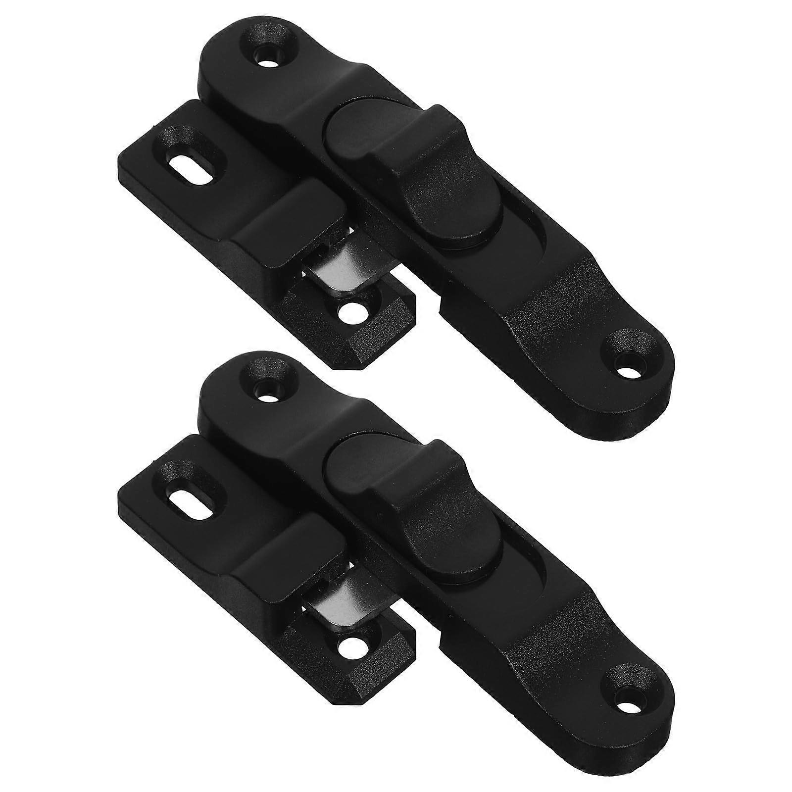 2pcs Sliding Door Lock Plastic Screen Door Latch Clips AntiTheft Privacy Security Lock