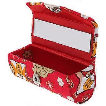 4Pcs Red Lipstick Holder Japanese Style for Storage Use Lipstick Container