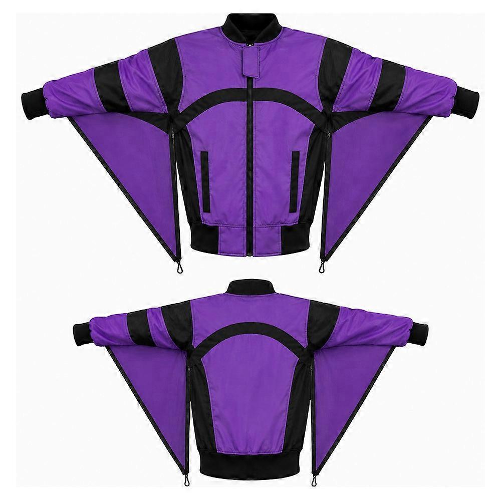 Skyex Skydiving Purple And Black Color Camera Jacket Nd-027