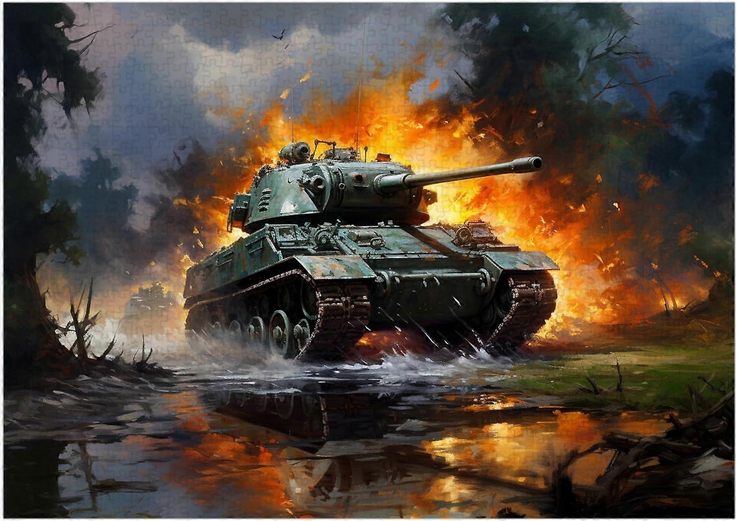 Puzzle Tanková bitva AZQ916