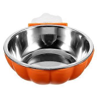 Dog Detachable Stainless Steel Bowl Attached Cage Dog Bowl Pet Storage Bowl 26-27