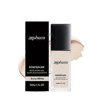 zephoco Feuchtigkeitsspendende Concealer-Foundation (Elfenbeinweiß) – Eine natürlich leichte und geschmeidige, feine und zarte, feuchtigkeitsspendende Foundation, die einen klaren Teint zaubert.