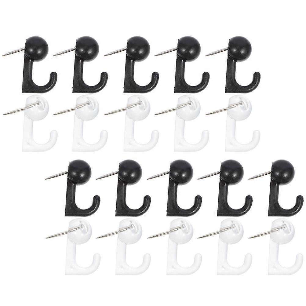 Thumbtacks Multi-Function Pushpins Hooks for Storage 100Pcs Assorted Color