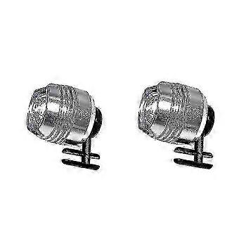 2 Pack Cave Shoe Light Outdoor Sports Lighting Hiking Camping Warning Shoe Light Silver