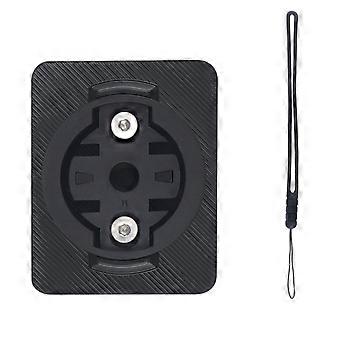 Bike Computer Top Tube Mount, Adhesive Quarter Turn Base for Road and Mountain Bikes, Viewing Mount with Safety Cord Multicolor
