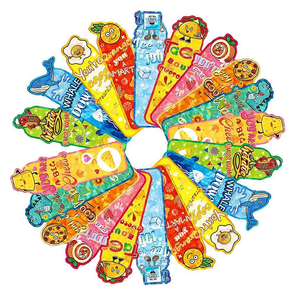 Reading Paper Bookmark 20Pcs for Students with Decorative Style