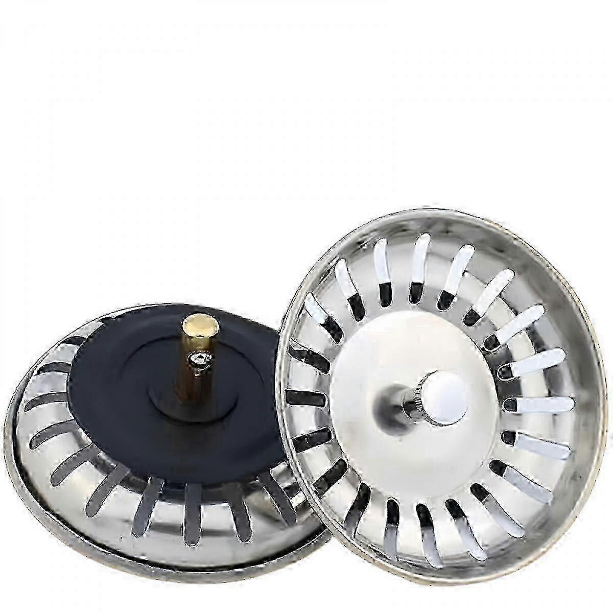 Stainless Sink Strainer Twin Pack