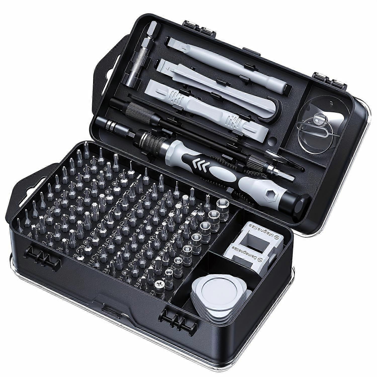 115-in-1 Precision Screwdriver Set, Multi-Function Magnetic Bits for Phone Computer & Electronics Repair