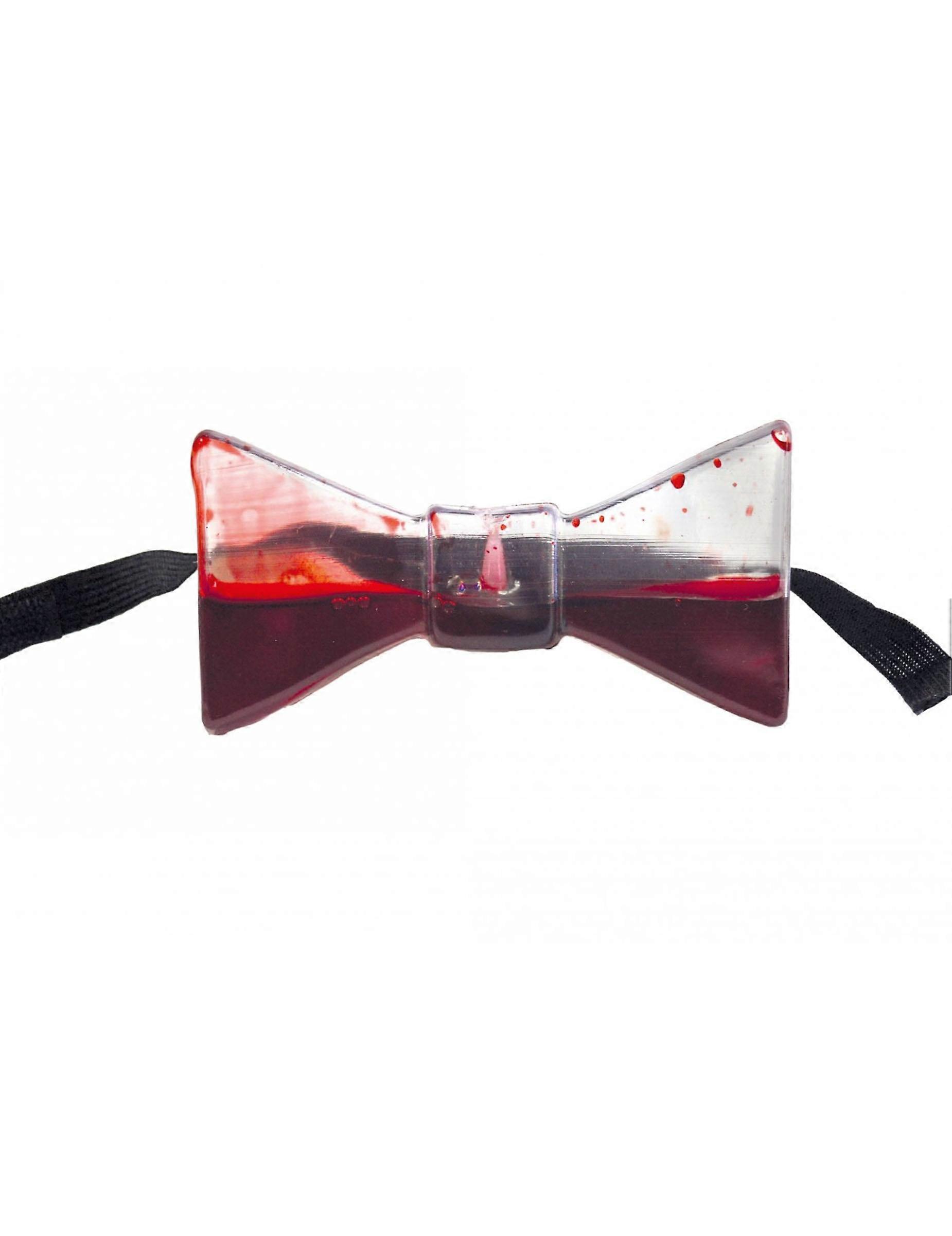 Bow tie with fake blood