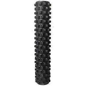 Foam Roller Extra Firm Textured Surface for Deep Tissue Massage and Myofascial Release Black Full Size Professional Muscle Recovery Tool