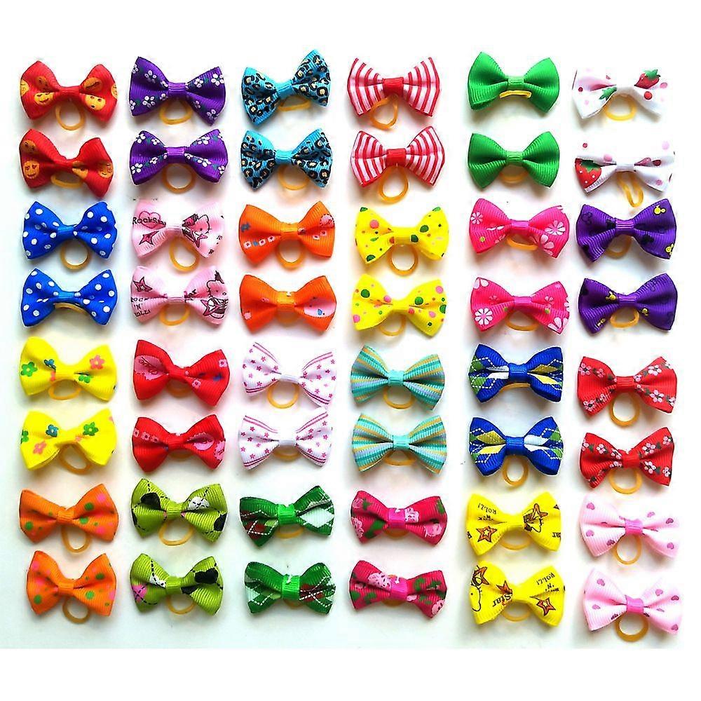 Assorted Grosgrain Ribbon Mini Bow Ties, Durable And Versatile