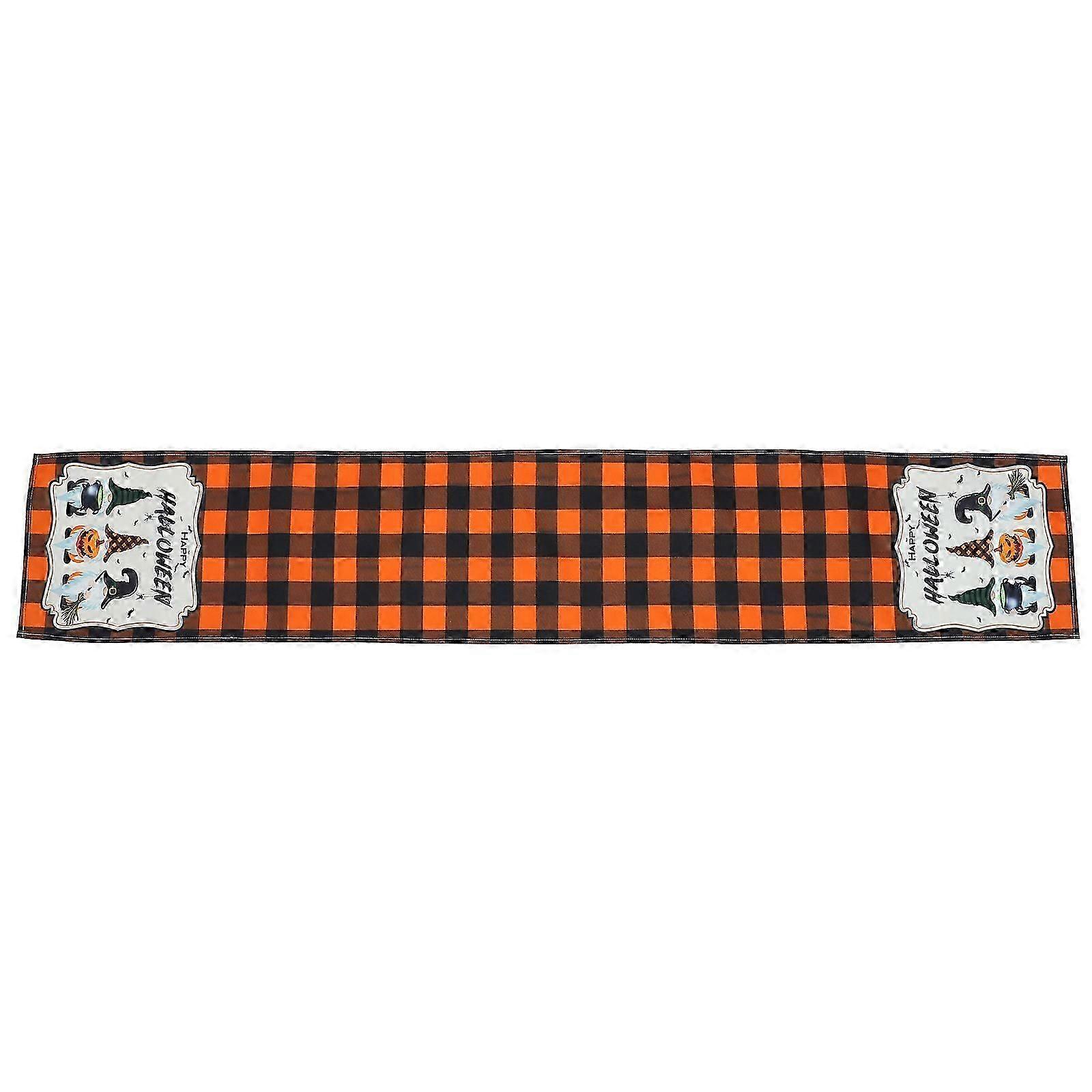 Decorative Table Flag Cotton Linen for Halloween Table Use