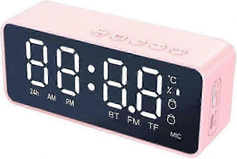 Smart Mirror LED Alarm Clock Bluetooth