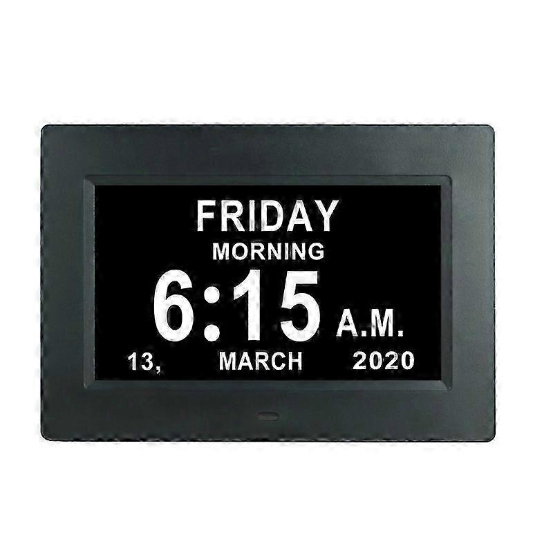 7-Inch Auto-Dimming Multifunction Clock