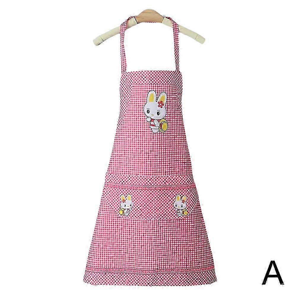 Easy-Clean Kitchen Apron With Functional Front Pocket
