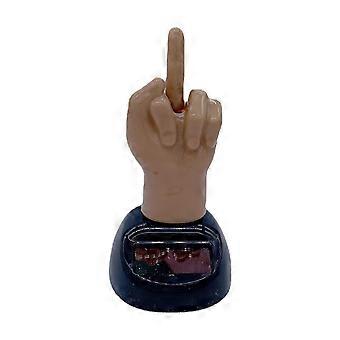 Solar-Powered Shaking Finger Ornament
