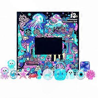 Stressabbau und Halloween-Thema, 12-teiliges langsam aufsteigendes Squishy-Bun-Überraschungsbox-Spielset