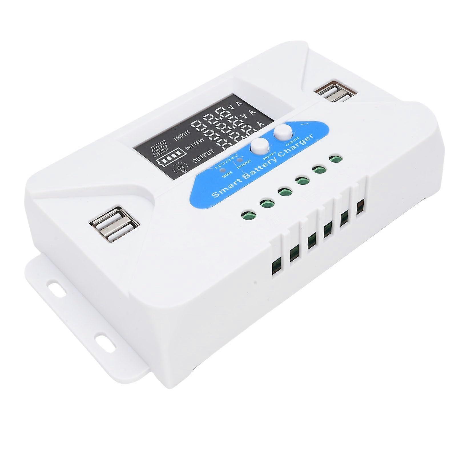 20A Solar Charge Controller for Smartphones, Efficient Solar Panel Regulator