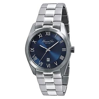 Kenneth Cole Classic kvartsi analoginen mies katsella IKC9229 ruostumaton teräs ranne koru