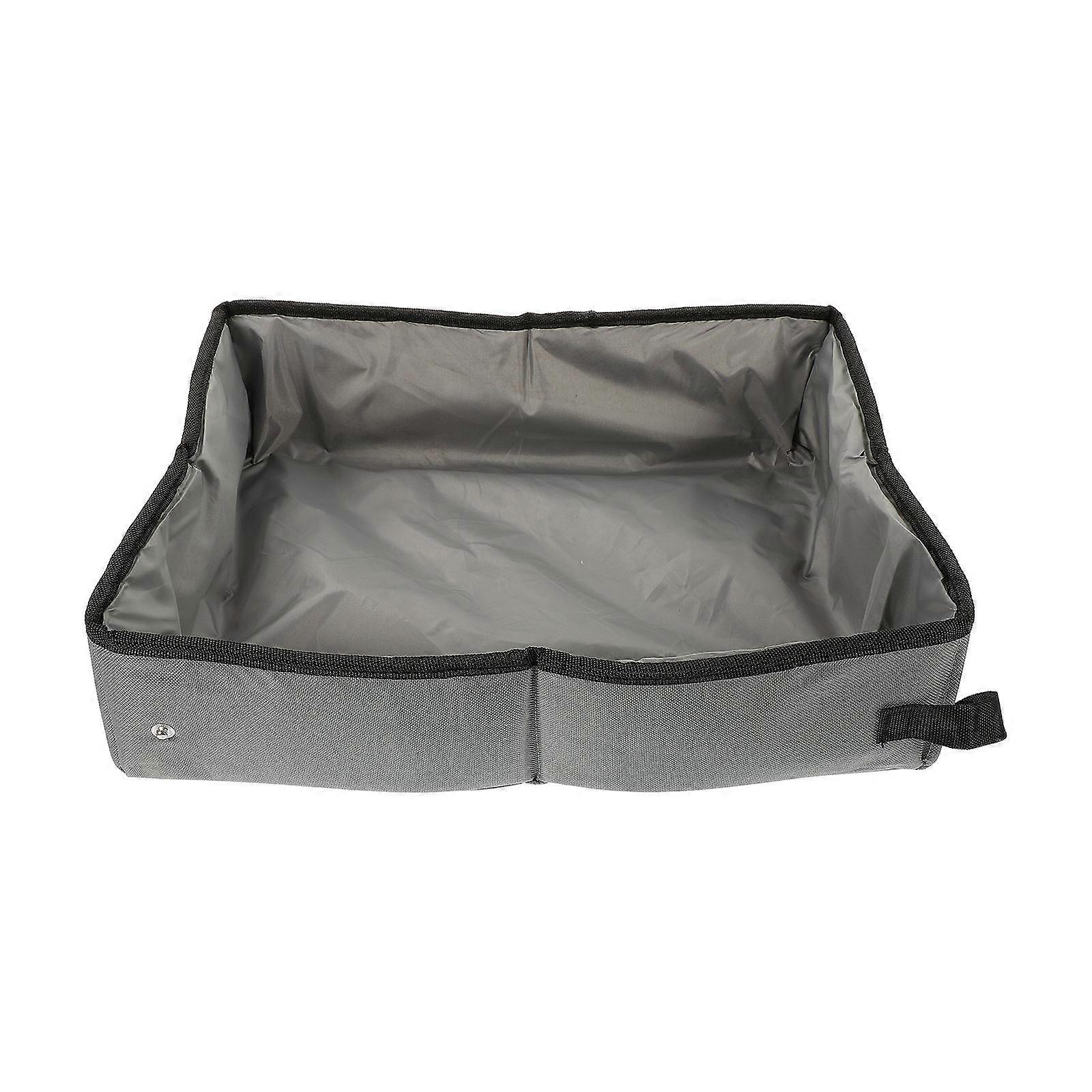 Waterproof Cat Litter Box Foldable Container for Outdoor Use