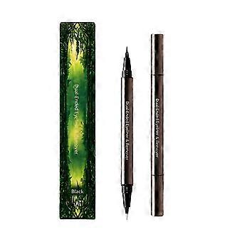 2-in-1 Eyeliner Correction Pen (Black/Brown/Deep Brown) Precise Coloring Gentle Correction Smudge Resistant Black Eye Liner-C