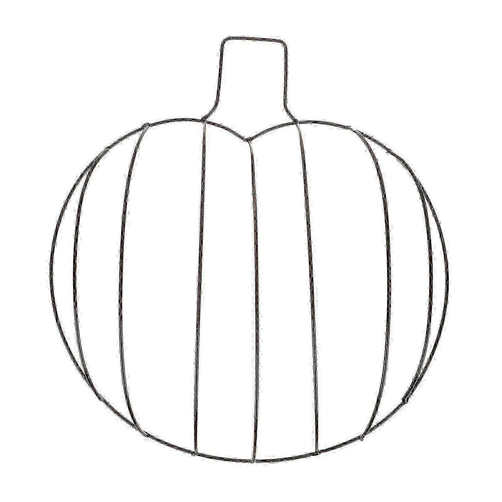 DIY Pumpkin Wreath Iron Base