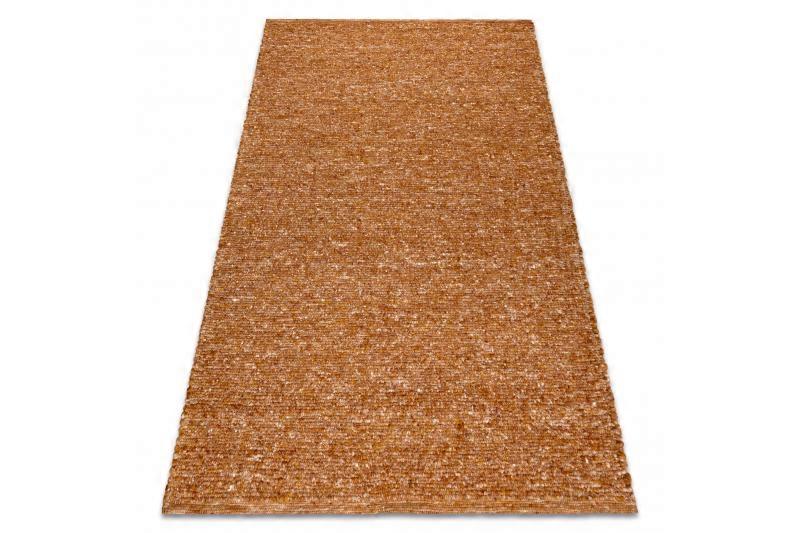 NEPAL Copper carpet Melange - woolen, double-sided, natural
