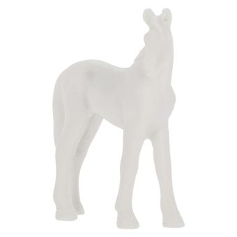 Mini Resin Horse Ornament, White, 1-Pack - Realistic Simulation for Reptile Tank, Aquarium, and Terrarium Decor_lyu