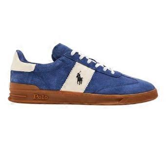 Scarpe da ginnastica basse in pelle da uomo, collezione Aera, Ralph Lauren.